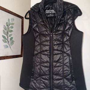 Michael Kors Women's Black Puffer Vest